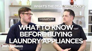 What You Need to Know Before Buying Laundry Appliances