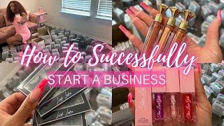 How to SUCCESSFULLY START a small BUSINESS at home!