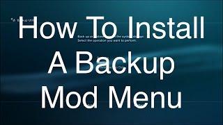 How to install backup mod menu MW2 1.14 EASY! (No Jailbreak)
