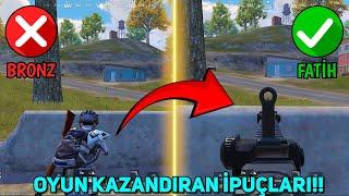 ÇOĞUNUZUN GÖZ ARDI ETTİĞİ 7 TAKTİK (Oyun Kazandıran İpuçları)  | Pubg Mobile