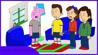 Caillou Turns Classic Caillou Into a Pig/Ungrounded