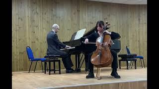 Cello Sonata in G minor - III: Andante - Rachmaninov | Hailey Wong, cello & Jonathan Beatty, piano