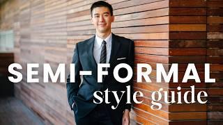 What Is Semi-Formal for Men? (And How to Look Good Wearing It)