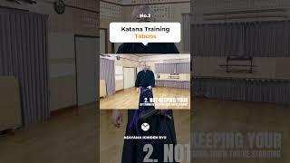 ［#1］7 Katana Training Taboos