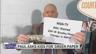 Throwback Thursday: Paul asks kids for green paper