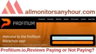 profitium.io , Reviews Paying Or Not Paying ?