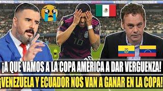 ¡PREOCUPADOS Y CON MIEDO! ASI VIVEN LA PRENSA MEXICANA EL DEBUT DE MEXICO EN LA COPA AMERICA 2024.