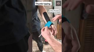 Kinesiology Taping for Thumb Injuries: A Guide to Reducing Pain and Inflammation #painrelief #pain