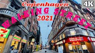 Denmark,s Most Beautiful Walking Street in Copenhagen 2021 | shopping street | Strøget københavn