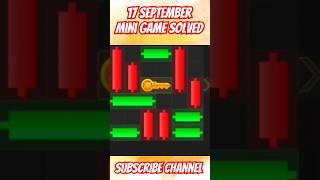 Hamster Kombat 17 September Key Game Solved #hamsterkombat