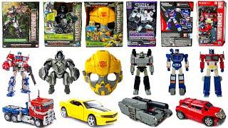 Full Transformers One Toys Changer: Smash Bumblebee Help Superhero, Excavator, Dinosaur Stop Motion