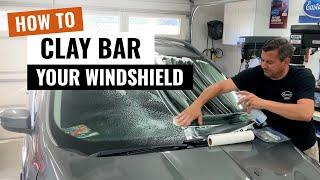 How To Clean Your Windshield and Save Your Wipers - Clay Bar Method