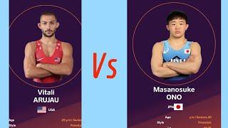 2024 Seniors World Championships - Semifinal 61 KG | Vito Arujau Vs Masnosuke Ono