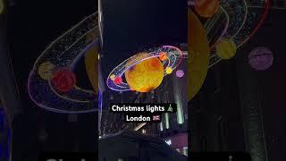 Christmas lights  in London  #youtubeshorts #youtube #trending #trendingshorts