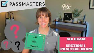 Passmasters' Essential 12 SIE Exam Questions For Capital Markets Success