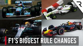 The biggest technical rule changes in Formula 1 history