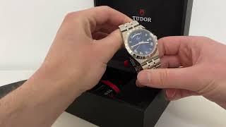 TUDOR ROYAL 41 mm Day-Date M28600-0005 AUTOMATIC GENTS BLUE DIAL WATCH