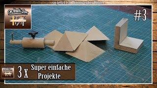 ️ 3 Super einfache Projekte aus Holz / 3