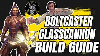 THE GLASS CANNON BOW BUILD! BOLT CASTER! NEW WORLD BOW PVP BUILD GUIDE.