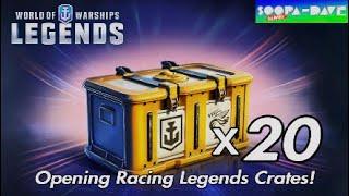 Opening Racing Legends Crates World Of Warships Legends