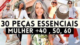 30 PEÇAS ESSENCIAIS DA MULHER +50 ANOS! MAIS JOVEM E ELEGANTE!