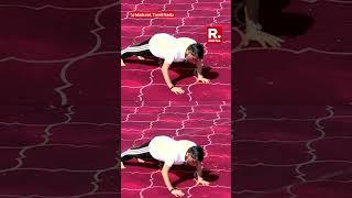 73-Yr-Old TN Governor R.N. Ravi Stuns Crowd With 51 Push-Ups at International Yoga Day Event