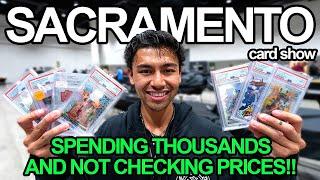 BUYING SPORTS CARDS WITHOUT LOOKING UP THE PRICE at SACRAMENTO CARD SHOW