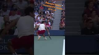 Never give up on a point- amazing tennis footwork