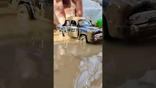 Ambassador Taxi scale model car | 1/32 Miniature | Extremely mud off-roading #automobile #diecast