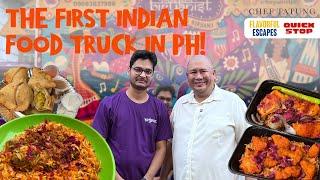 I'm at the FIRST Indian Food Truck in the Philippines! | Chef Tatung