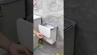 Wall-Mounted Smart Lid Trash Can ️ #shorts #smartgadgets  @VivaBlues