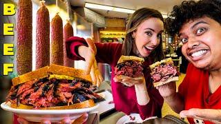 ₹2500 Beef Sandwich With Sarah | Newyork  - Irfan's View