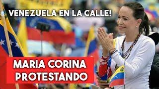 EN VIVO PROTESTAS EN VENEZUELA CONTRA EL FRAUDE DE MADURO MARIA CORINA MACHADO HABLANDO!