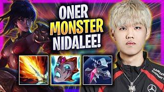 ONER IS A MONSTER WITH NIDALEE! - T1 Oner Plays Nidalee JUNGLE vs Xin Zhao! | Season 2024