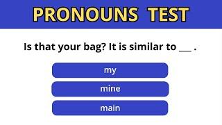 Pronouns Test - How many of these 15 tricky questions do you know? – English Grammar Test