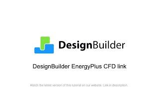 DesignBuilder EnergyPlus CFD link