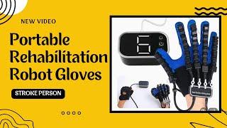 PORTABLE REHABILITATION ROBOT GLOVES || Training Device for Lola