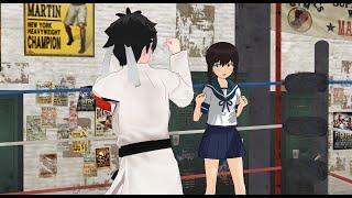 her first time in the ring (MMD Mixed Fight)