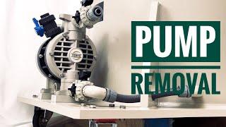 630mm Filter Trolley Pump Removal