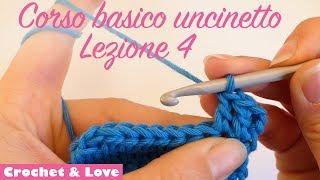 Uncinetto corso basico - Lezione 4 - il punto alto