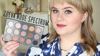 Палетка Теней Zoeva Nude Spectrum | Обзор, Свотчи