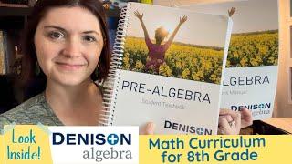 Denison Algebra Pre-Algebra Curriculum for 8th Grade Math | LOOK INSIDE