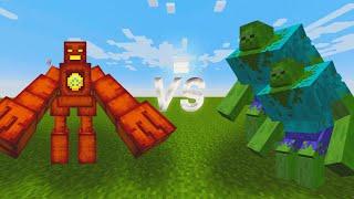 Archaic Sentinel vs Mutant Zombies In Minecraft | Minecraft Mob Battle