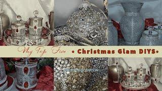 My Top 5 Christmas Glam DIYS | 2024 Holiday DIY Ideas | DIY Time Lapse Video