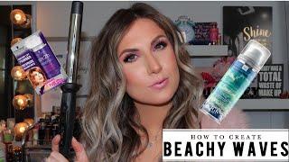 BEACHY WAVES | USING AN AFFORDABLE CURLING WAND FROM DUVOLLE!