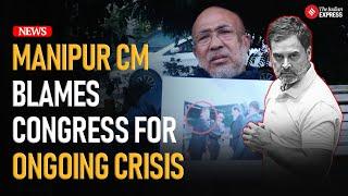 "Congress Created This Problem," Says N Biren Singh Amid Manipur Unrest