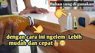 cara membuat tempat lem, dari botol plastik || sangatlah mudah dan cepat