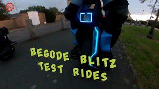 Begode Blitz Test Ride. eRides EUC Upgrades..