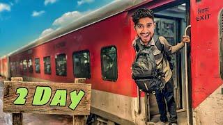 Spending 2 days inside a train  challenge