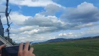 Atterrissage d'un Airbus Belouga à l'aéroport de Clermont-Ferrand